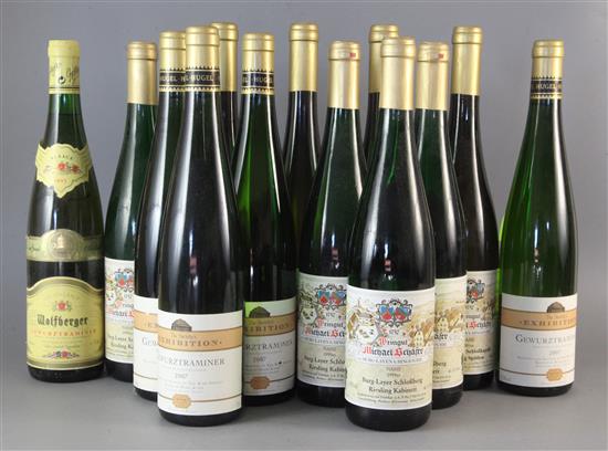 Eight bottles of Michael Schafer, Burg-Layer Schlobkapelle Riesling, 2001 (4) and 1999 (4) and five